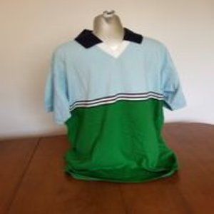 Vintage J. Crew Oarsman 90s Short Sleeve V Neck Polo Shirt NWT Men's Medium
